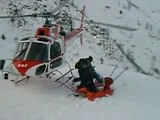evacuation en helico
