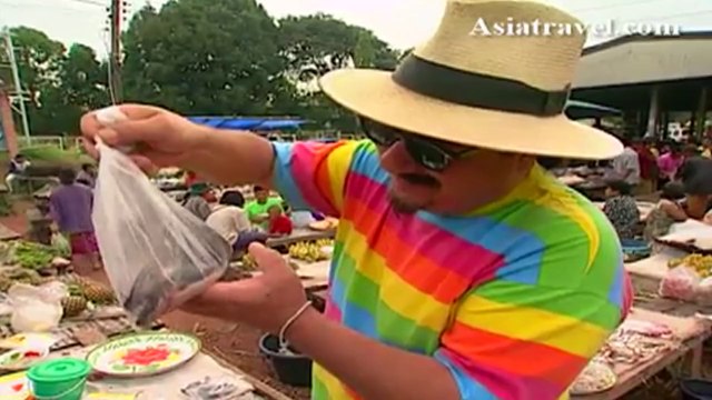 Exotic Food Wet Market Mekong River, Thailand by Asiatravel.com