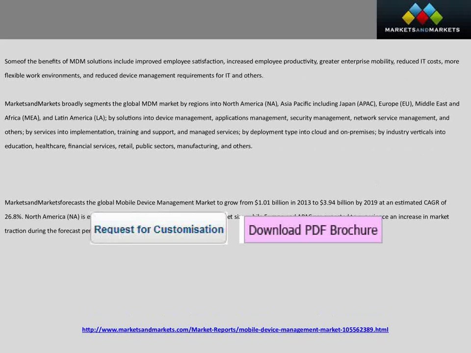 Mobile Device Management MDM Market