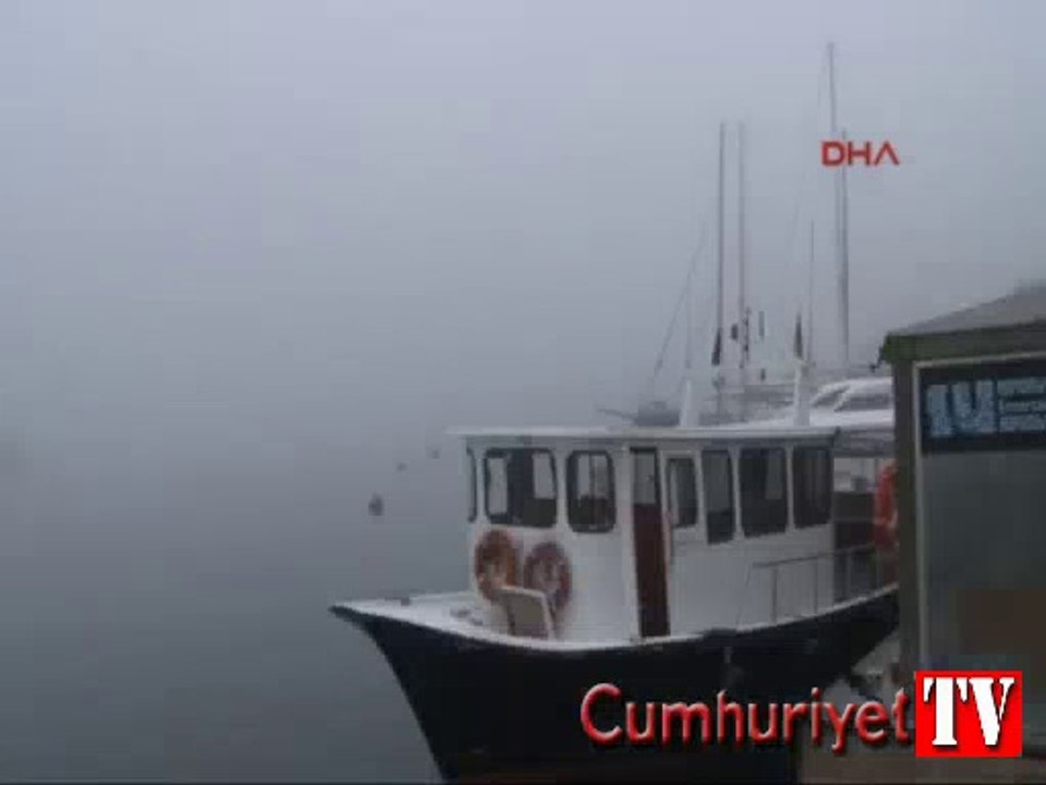 İstanbul güne sisle uyandı
