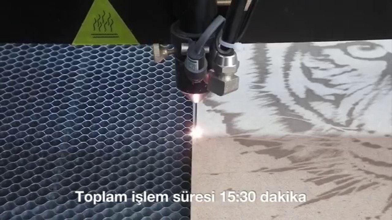 Almira Laser D1390 - Lazer Ahşap Kazıma ve Kesim