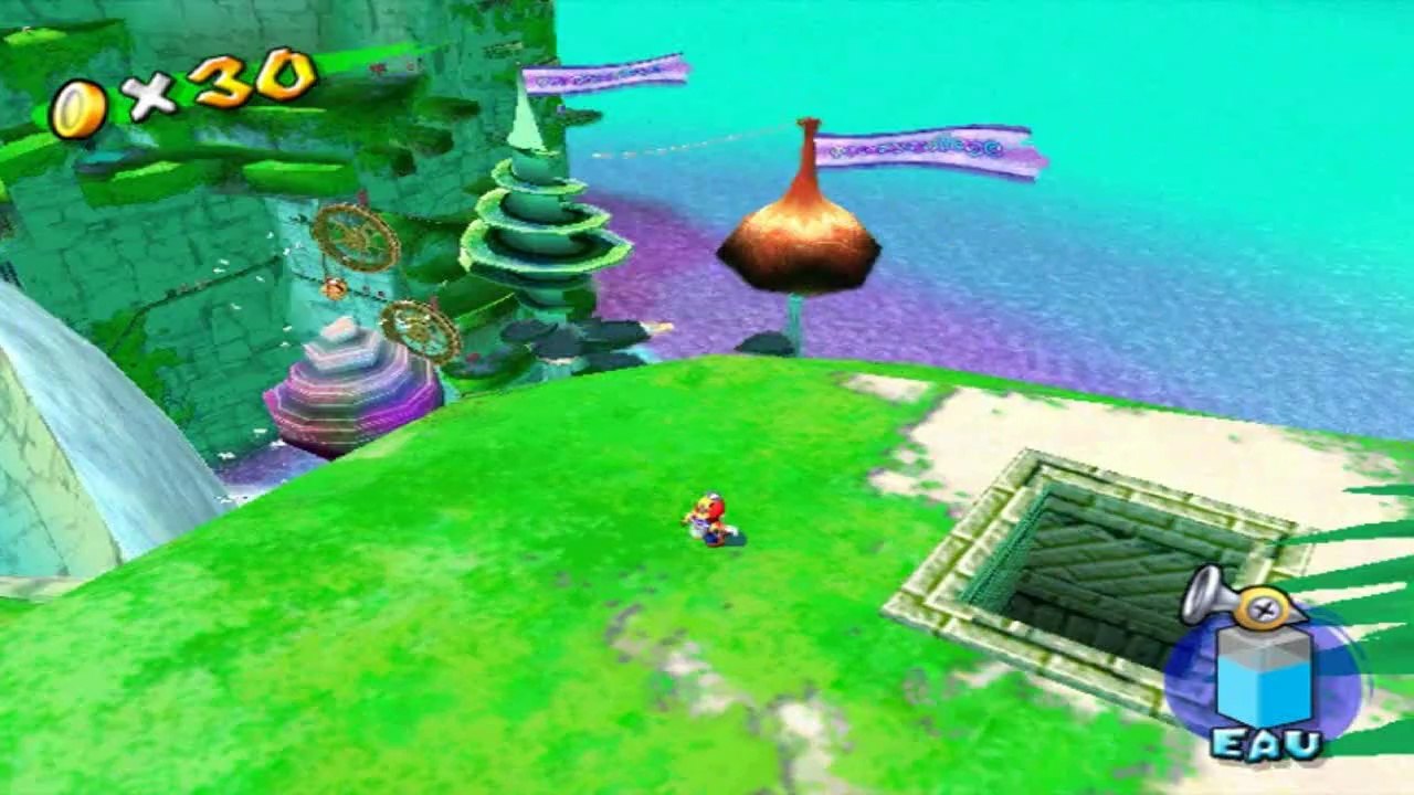 Super Mario Sunshine - Baie Noki - Soleil Secret 1 : L'oiseau jaune