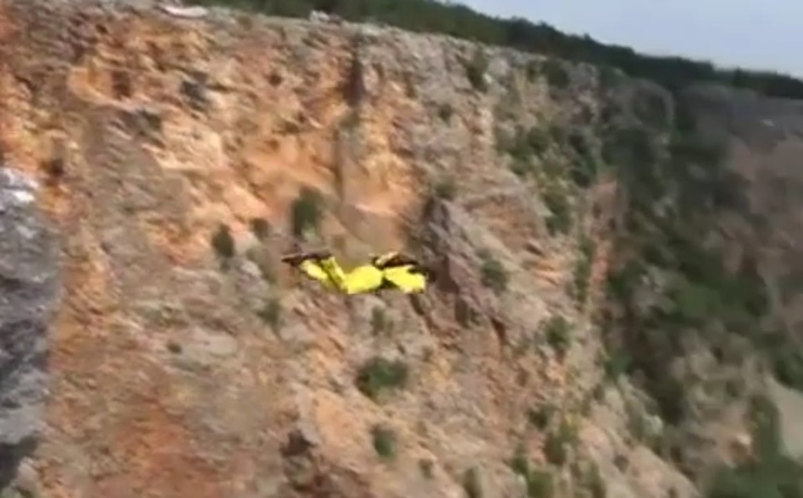 Crazy Wingsuit Flight