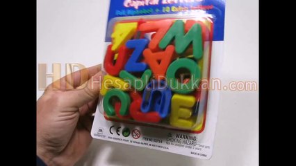 Buzdolabı magnet alfabe harfler