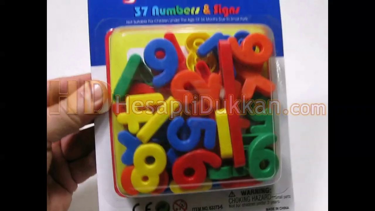 Buzdolabı magnet rakamlar magne sayılar