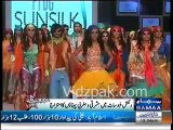 Pakistani Model Fell Down on Ramp in Lahore Fashion Show