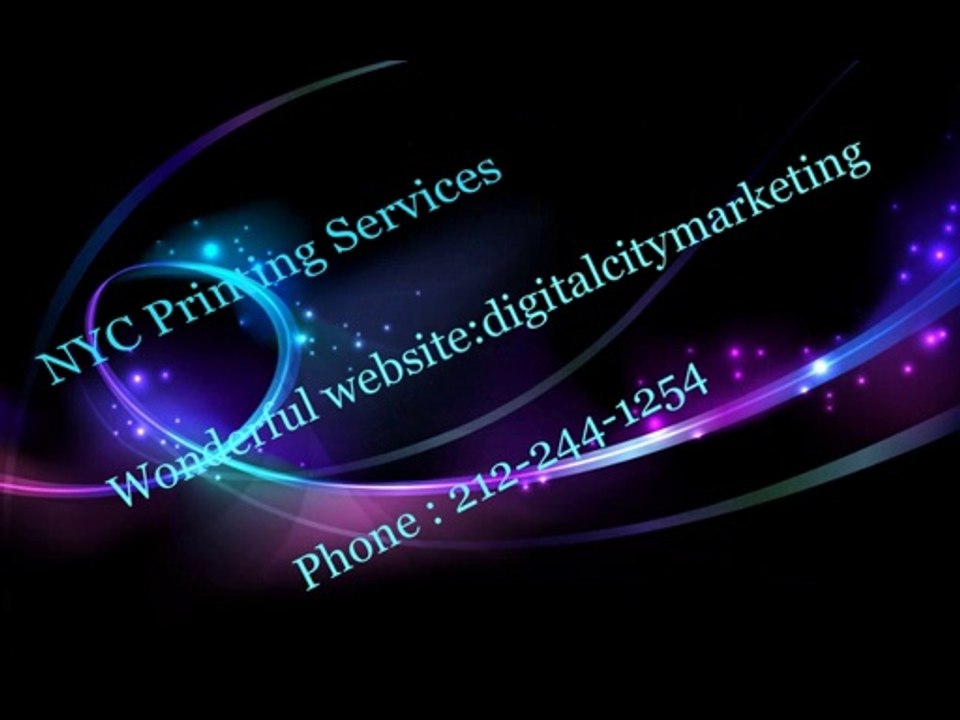 nyc printing services