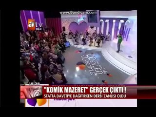 Sahaya Davetiye Vermek İçin Giren Adamın Dramı