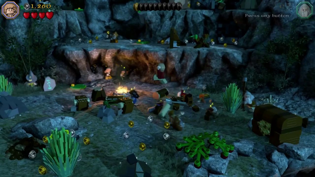 Lego The Hobbit PS4 Gameplay - Azog the Defiler 1080P - Pt 4