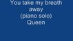 Mercuzio Pianist - You take my breath away  - (piano solo) Queen