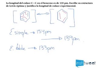 Estructuras de Lewis Razonar longitud de enlace