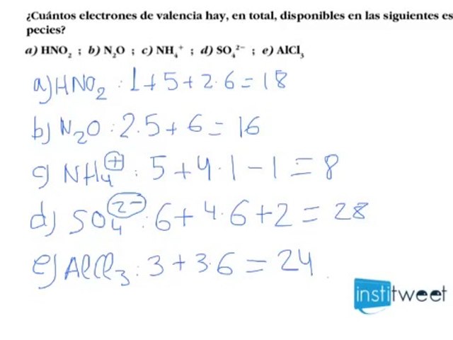 Estructuras de Lewis Calcular electrones de valencia - Vídeo Dailymotion