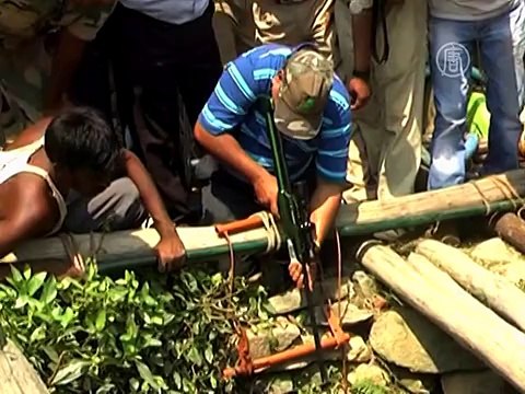 В Индии вытащили леопарда из колодца