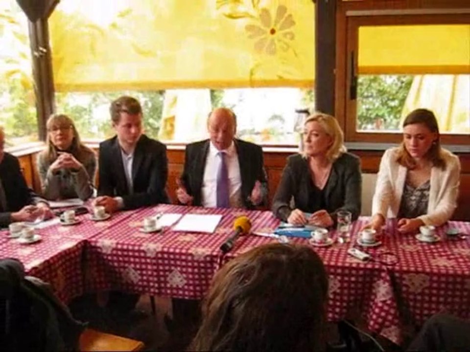 Conférence de presse de présentation de la liste Strasbourg Bleu Marine