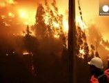 Un incendie ravage Valparaiso au Chili
