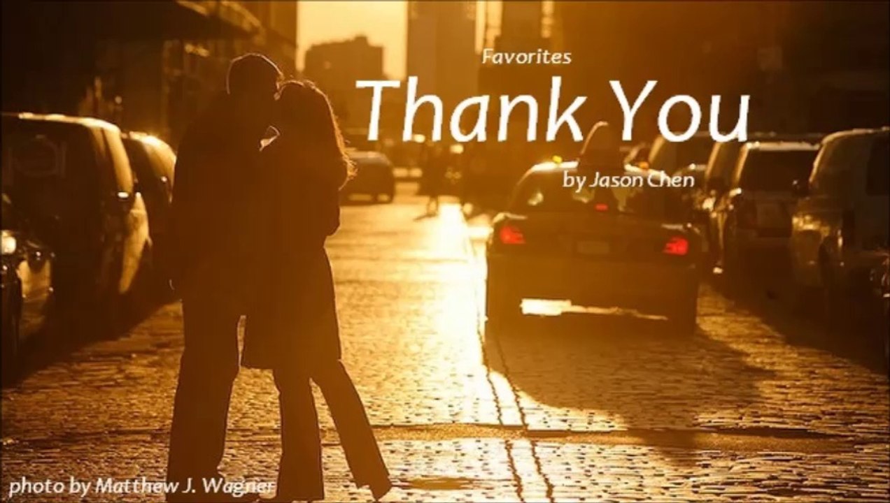 Thank You by Jason Chen (R&B - Favorites)