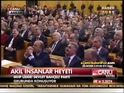Devlet Bahçeli'nin Sinirini Mikrofondan Alması