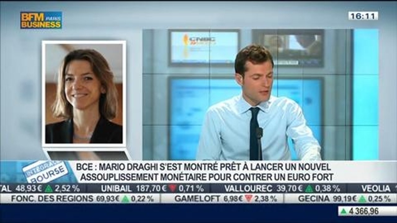 Euro fort: Vers un nouvel assouplissement monétaire de la BCE ?: Laurence Boone, dans Intégrale Bourse - 14/04