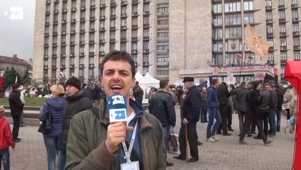 Informe a cámara: Prorrusos ignoran el ultimátum y asaltan otro edificio