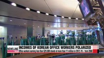 Incomes of Korean office workers becoming polarized