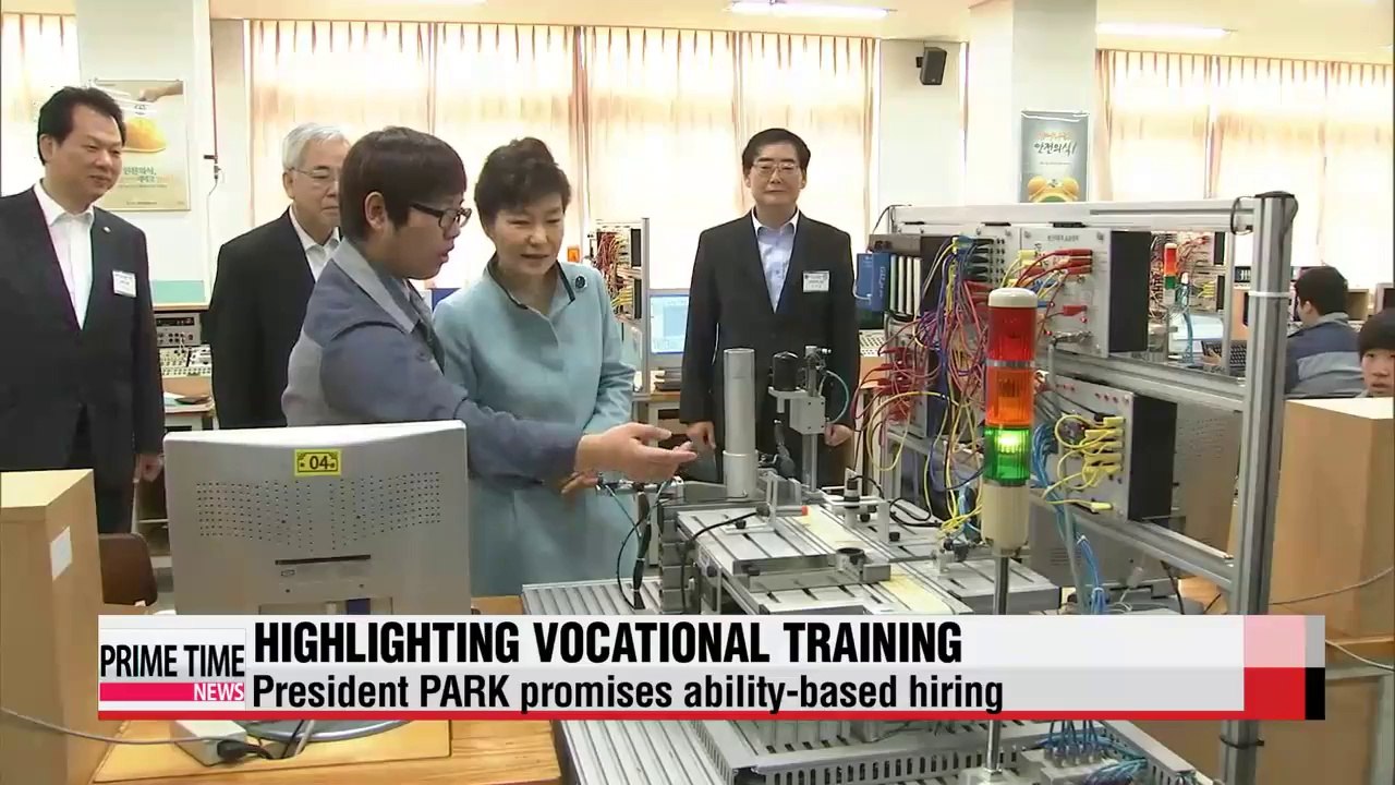 President Park highlights vocational training during visit to technical high school (3)