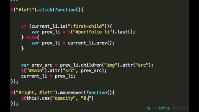 jQuery and AJAX Tutorials 27 | Optimizing jQuery Arrows