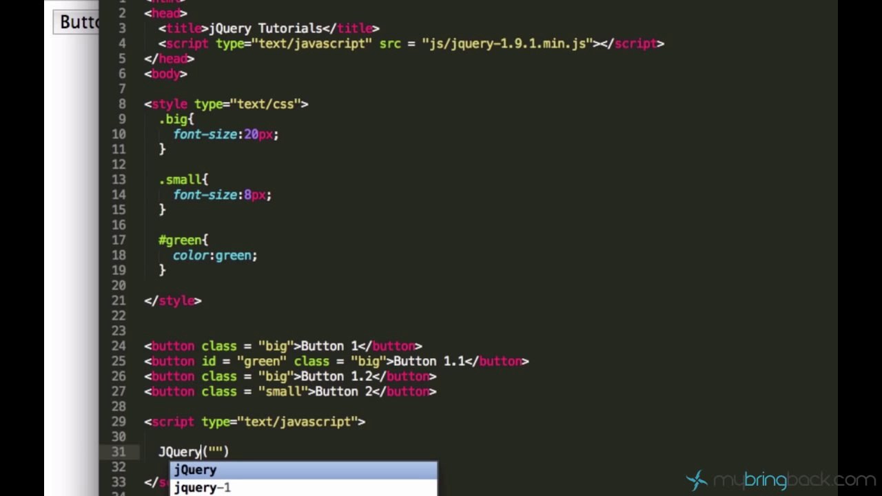 jQuery and AJAX Tutorials 2 | jQuery Selectors