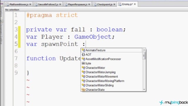 Unity 2D Game Development 12 : Creating an Enemy