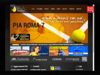 RadioRadio presenta i tornei di Tennis "Pia Roma 7"