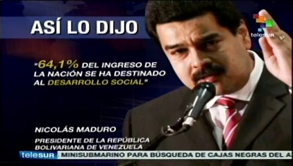 Sistema económico social garantiza el progreso de Venezuela: Maduro