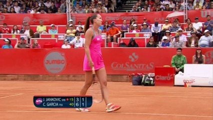 WTA Bogota: Garcia bt Jankovic