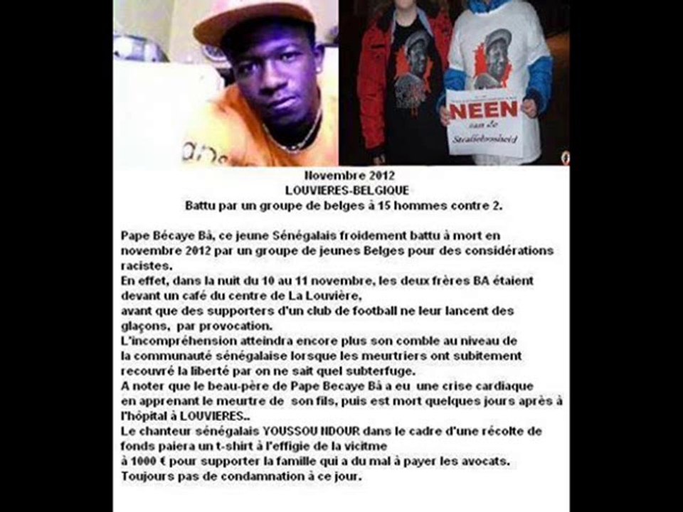 INTOXICATION RACIALE--ASSASSINAT FRERES BA-2012