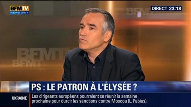 Le Soir BFM: Le grand écart de popularité entre François Hollande et Manuel Valls aura-t-il une influence sur leur cohabitation ? - 14/04 4/4