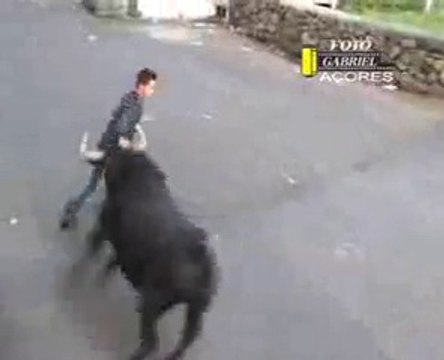 Extreme Sports - Dangerous Bull Running In Spain