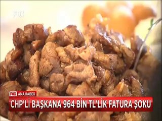 Yalova'nın CHP'li Başkanına Kavurmalı pilav Faturası