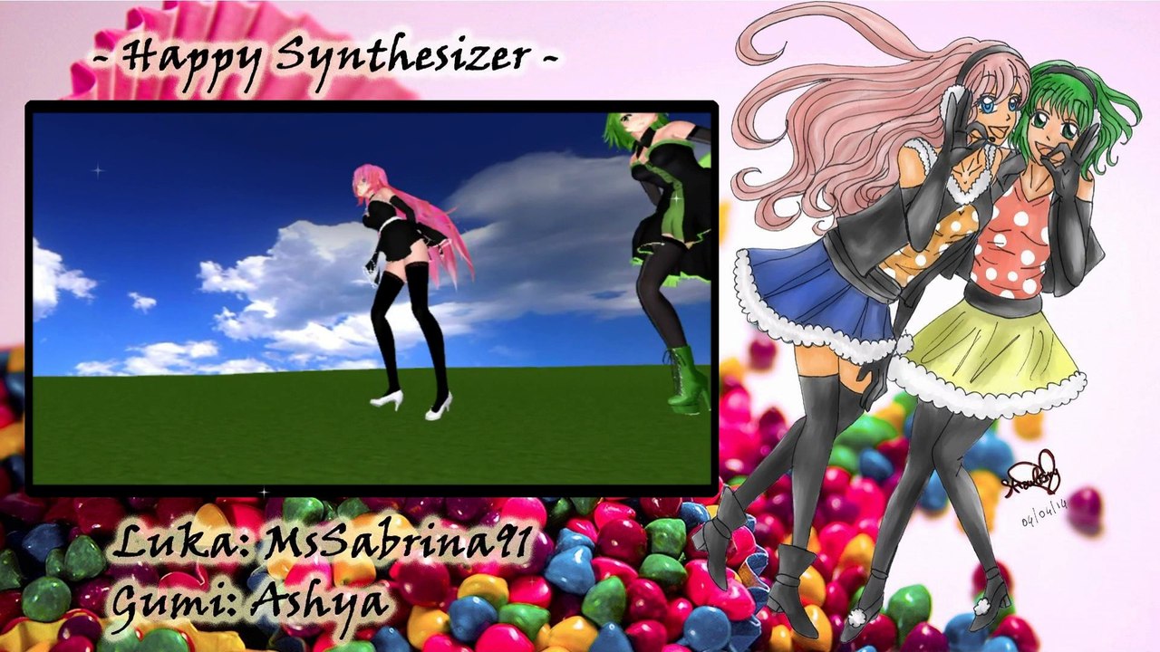 [Ashya&Miku] ~ Happy Synthesizer/ ハッピーシンセサイザ (Italian.Version.Cover)