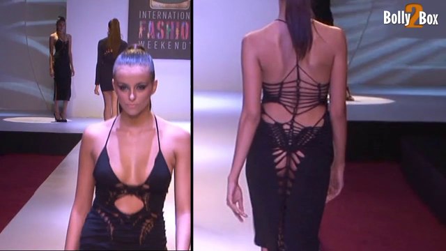 model exposing her assets