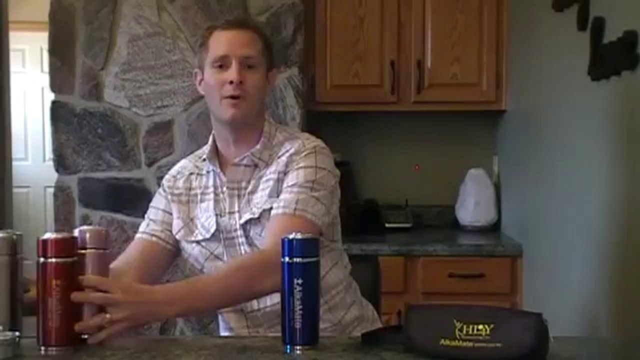 Alkaline Water Bottle, Portable AlkaMate, AlkaPets,