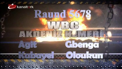 Agit Kabayel - Gbenga Oloukun WBC Akdeniz Kemeri (Raund 5678)