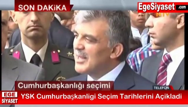 YSK Cumhurbaşkanlığı Seçim Tarihlerini Açıkladı