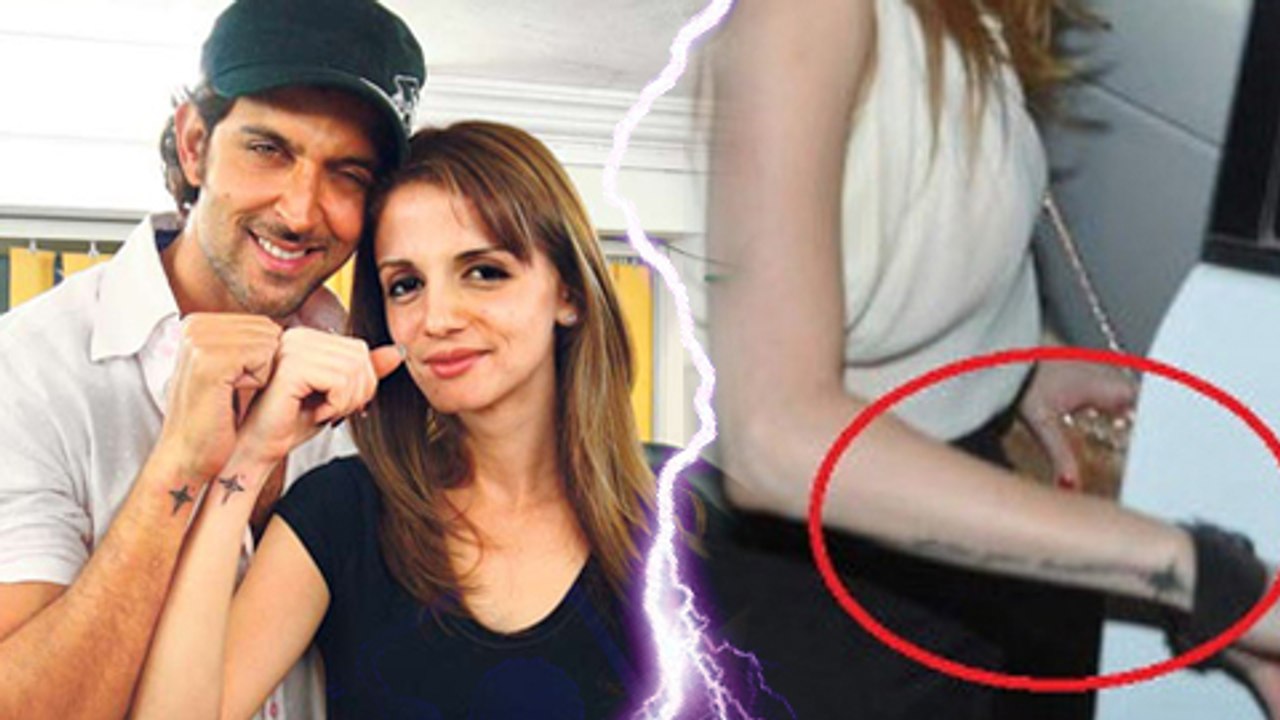 Suzzane Khan's New Tattoo Spotted Post Seperation With Hrithik Roshan!