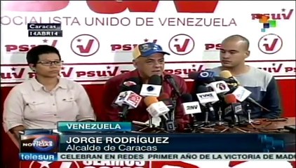 Alcalde de Caracas expresa satisfacción por rescate de periodista
