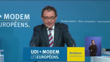 Les Européens, Bordeaux - Discours de Robert Rochefort - 100414
