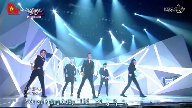 [Vietsub][Perf] 140328 MBLAQ - Be a Man (MusicBank ComeBackStage)[AplusVNTeam]