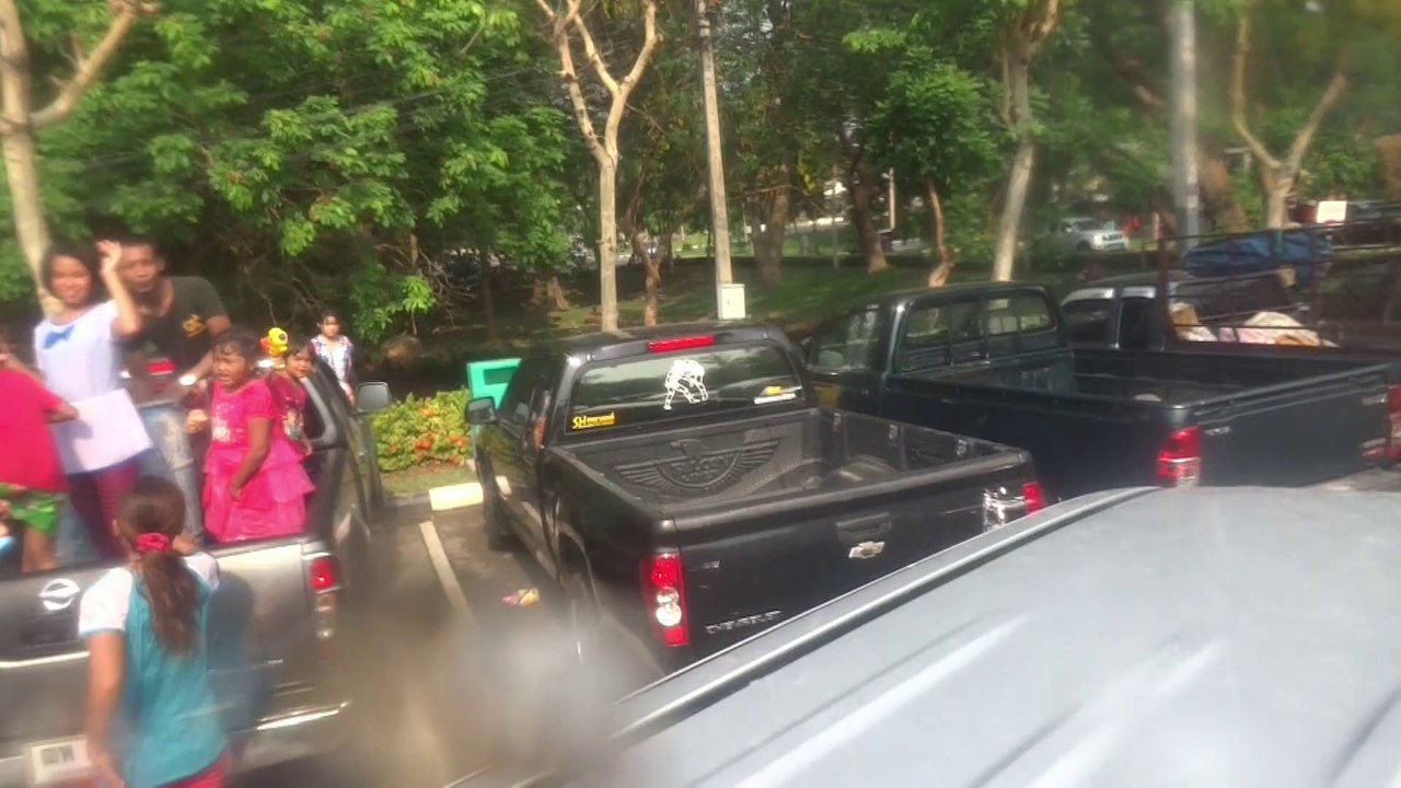 Songkran à Ubonrat Isan Thailande