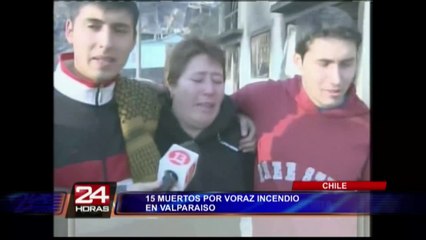 Gigantesco incendio en Valparaíso deja hasta el momento 16 muertos