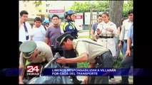 Limeños señalan que gestión de Villarán es culpable por crisis de transporte público