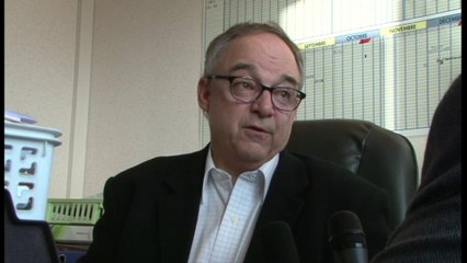 Antoine GUIBOURT, président régional de l'UNPF bourgogne,  reçoit Sylvain BLONDIN