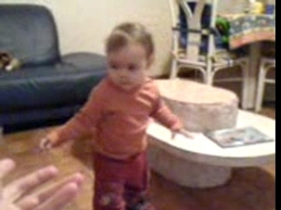 LES PREMIERS VRAI PAS DE POUSSINETTE