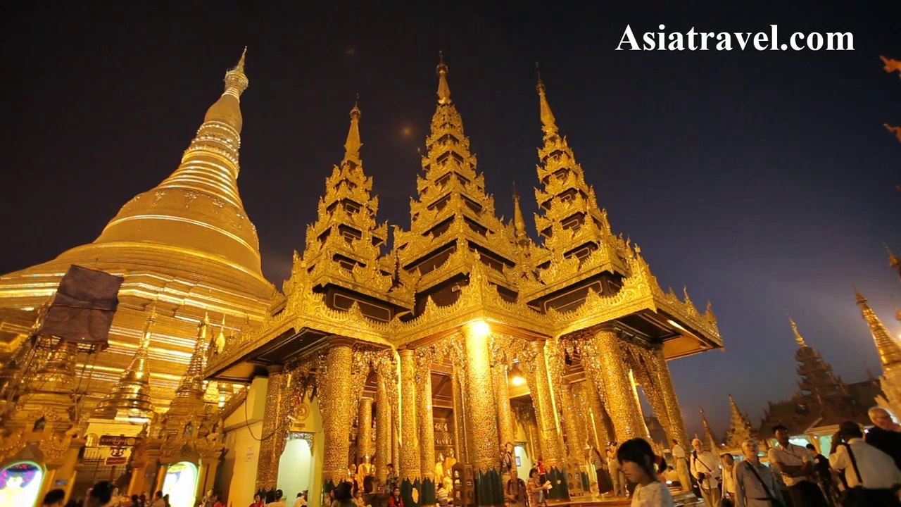 Shwedagon Pagoda, Yangon Myanmar by Asiatravel.com